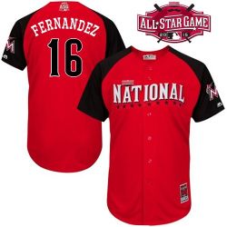 Cheap Jose Fernandez Marlins Jersey From China 2015 ALL STAR #16 In Men Women Youth Size