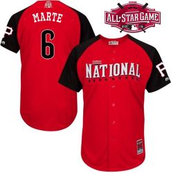 Cheap Starling Marte Pirates Jersey From China 2015 ALL STAR #6 In Men Women Youth Size