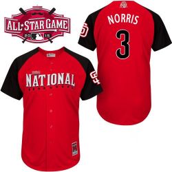 Cheap Derek Norris Padres Jersey From China 2015 ALL STAR #3 In Men Women Youth Size