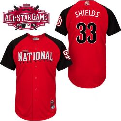 Cheap James Shields Padres Jersey From China 2015 ALL STAR #33 In Men Women Youth Size