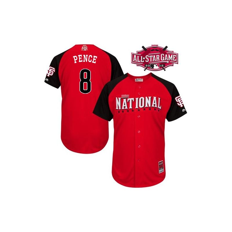 Cheap Hunter Pence Giants Jersey From China 2015 ALL STAR #8 In Men Women Youth Size