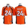 Cheap Champ Bailey Broncos Jersey #24 Orange From China Game