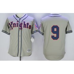 Cheap Roy Hobbs Knights Jersey From China Gray #9 In Men Women Youth Size