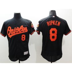 Cheap Cal Ripken Orioles Jersey From China 2016 FlexBase Black #8 In Men Women Youth Size