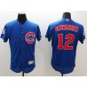 Cheap Kyle Schwarber Cubs Jersey From China 2016 FlexBase Blue #12 In Men Women Youth Size