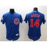 Cheap Ernie Banks Cubs Jersey From China 2016 FlexBase Blue #14 In Men Women Youth Size