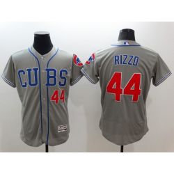 Cheap Anthony Rizzo Cubs Jersey From China 2016 FlexBase Gray #44 In Men Women Youth Size