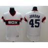 Cheap Michael Jordan White Sox Jersey From China 2016 FlexBase White V-neck #45 In Men Women Youth Size