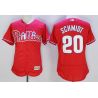 Cheap Mike Schmidt Phillies Jersey From China 2016 FlexBase Red #20 In Men Women Youth Size