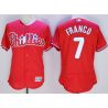 Cheap Maikel Franco Phillies Jersey From China 2016 FlexBase Red #7 In Men Women Youth Size