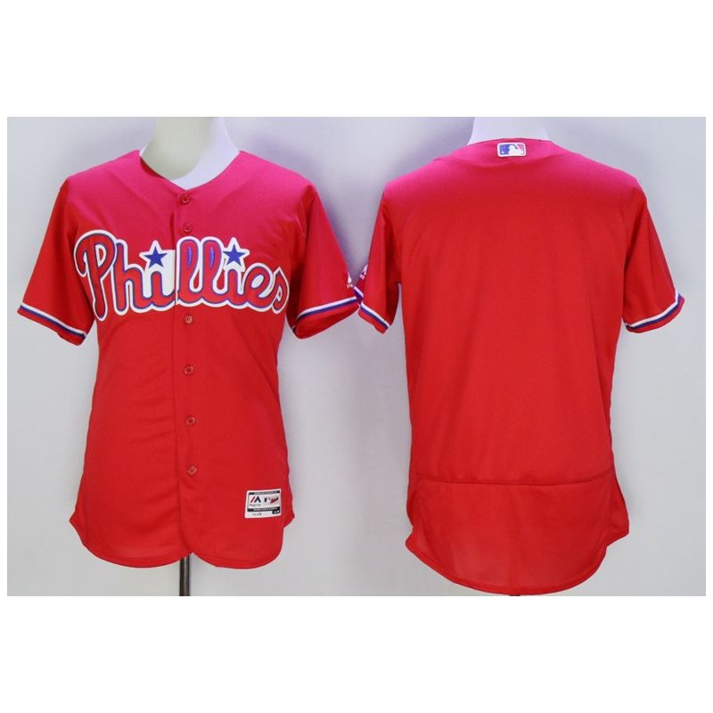 Cheap Phillies Jersey From China 2016 FlexBase Red In Men Women Youth Size