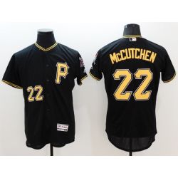 Cheap Andrew McCutchen Pirates Jersey From China 2016 FlexBase Black #22 In Men Women Youth Size