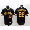Cheap Andrew McCutchen Pirates Jersey From China 2016 FlexBase Black V-neck #22 In Men Women Youth Size
