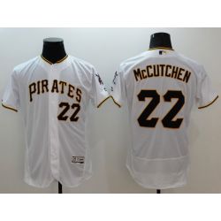 Cheap Andrew McCutchen Pirates Jersey From China 2016 FlexBase White #22 In Men Women Youth Size