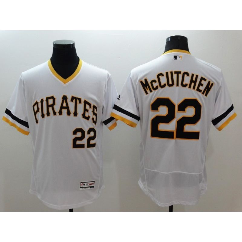 Cheap Andrew McCutchen Pirates Jersey From China 2016 FlexBase White V-neck #22 In Men Women Youth Size Cheap Andrew McCutchen Pirates Jersey From China 2016 FlexBase White V-neck #22 In Men Women Youth Size