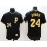 Cheap Barry Bonds Pirates Jersey From China 2016 FlexBase Black #24 In Men Women Youth Size