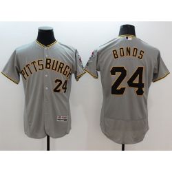 Cheap Barry Bonds Pirates Jersey From China 2016 FlexBase Gray #24 In Men Women Youth Size
