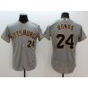 Cheap Barry Bonds Pirates Jersey From China 2016 FlexBase Gray #24 In Men Women Youth Size