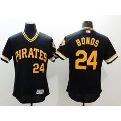 Cheap Pedro Alvarez Pirates Jersey From China 2016 FlexBase Black V-neck #24 In Men Women Youth Size