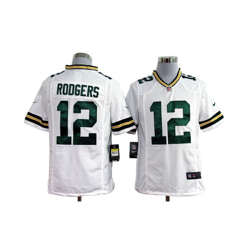 Cheap Aaron Rodgers Packers Jersey #12 White From China Game