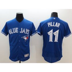 Cheap Kevin Pillar Blue Jays Jersey From China 2016 FlexBase Blue #11 In Men Women Youth Size