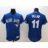 Cheap Kevin Pillar Blue Jays Jersey From China 2016 FlexBase Blue #11 In Men Women Youth Size