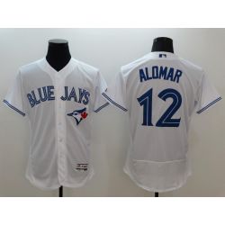 Cheap Roberto Alomar Blue Jays Jersey From China 2016 FlexBase White #12 In Men Women Youth Size
