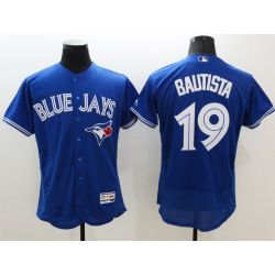 Cheap Jose Bautista Blue Jays Jersey From China 2016 FlexBase Blue #19 In Men Women Youth Size