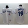 Cheap Jose Bautista Blue Jays Jersey From China 2016 FlexBase White #19 In Men Women Youth Size