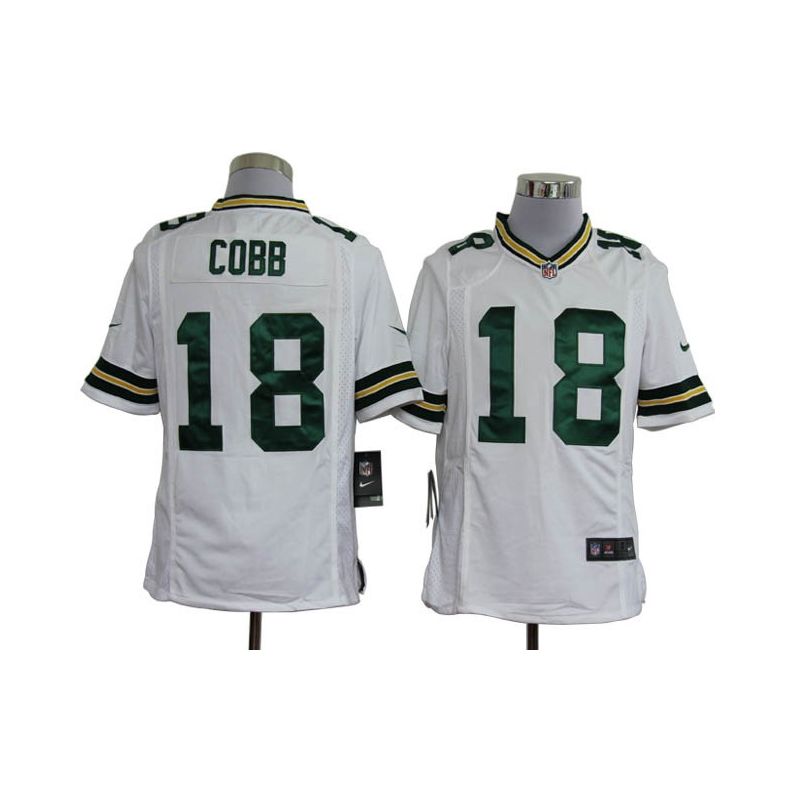 Cheap Randall Cobb Packers Jersey #18 White From China Game