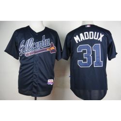 Cheap Greg Maddux Braves Jersey From China Blue #31 In Men Women Youth Size