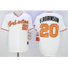 Cheap Frank Robinson Orioles Jersey From China White throwback #20 In Men Women Youth Size