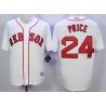 Cheap David Price Red Sox Jersey From China White #24 In Men Women Youth Size