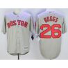 Cheap Wade Boggs Red Sox Jersey From China HEMP Grey #26 In Men Women Youth Size