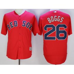 Cheap Wade Boggs Red Sox Jersey From China Red #26 In Men Women Youth Size