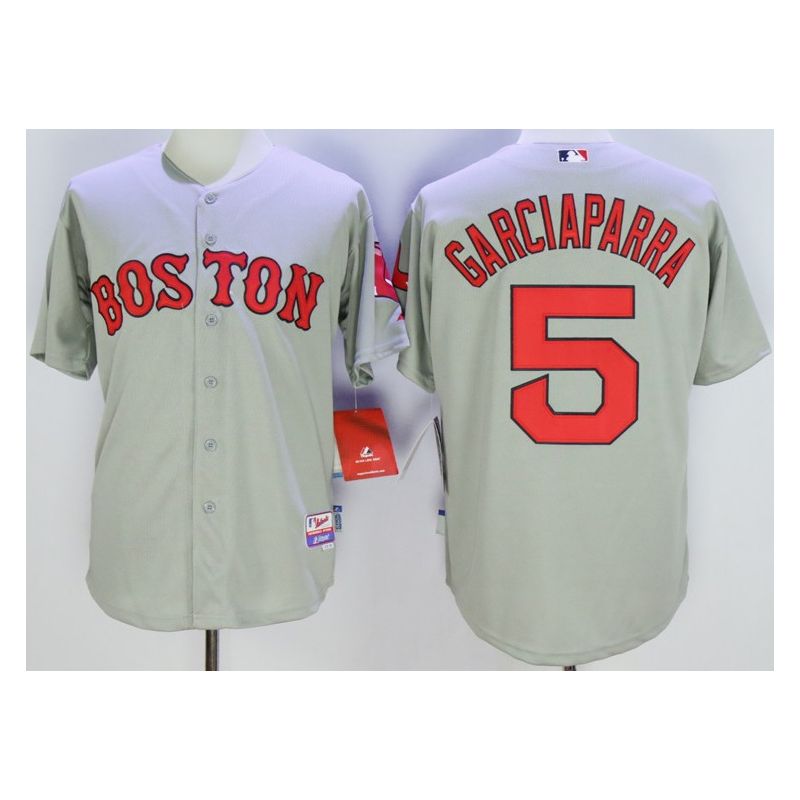 Cheap Nomar Garciaparra Red Sox Jersey From China Gray #5 In Men Women Youth Size