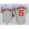 Cheap Nomar Garciaparra Red Sox Jersey From China Gray #5 In Men Women Youth Size