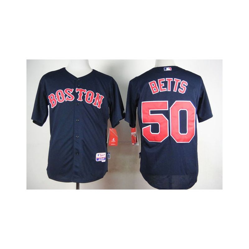 Cheap Mookie Betts Red Sox Jersey From China Blue #50 In Men Women Youth Size