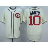 Cheap Ron Santo Cubs Jersey From China Cream 1929 turn back the clock #10 In Men Women Youth Size