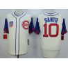 Cheap Ron Santo Cubs Jersey From China Cream 1942 Turn Back the Clock #10 In Men Women Youth Size