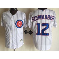 Cheap Kyle Schwarber Cubs Jersey From China White #12 In Men Women Youth Size