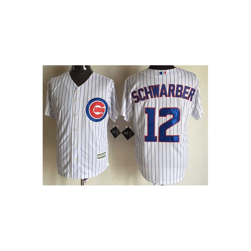 Cheap Kyle Schwarber Cubs Jersey From China White #12 In Men Women Youth Size