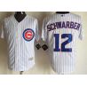 Cheap Kyle Schwarber Cubs Jersey From China White #12 In Men Women Youth Size