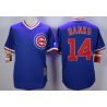 Cheap Ernie Banks Cubs Jersey From China Blue throwback #14 In Men Women Youth Size