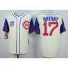 Cheap Kris Bryant Cubs Jersey From China Cream 1942 Turn Back the Clock #17 In Men Women Youth Size