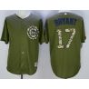 Cheap Kris Bryant Cubs Jersey From China Olive Salute To Service #17 In Men Women Youth Size