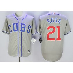 Cheap Sammy Sosa Cubs Jersey From China Grey #21 In Men Women Youth Size