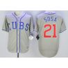 Cheap Sammy Sosa Cubs Jersey From China Grey #21 In Men Women Youth Size