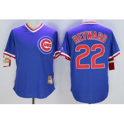 Cheap Jason Heyward Cubs Jersey From China Blue throwback #22 In Men Women Youth Size