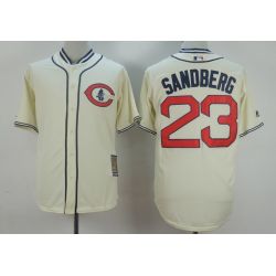 Cheap Ryne Sandberg Cubs Jersey From China Cream 1929 turn back the clock #23 In Men Women Youth Size